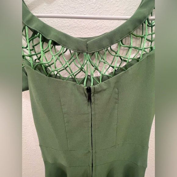 Tatyana Vintage Inspired Green A Line Dress - Picture 4 of 7